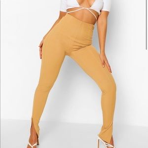 Boohoo split bandage leggings